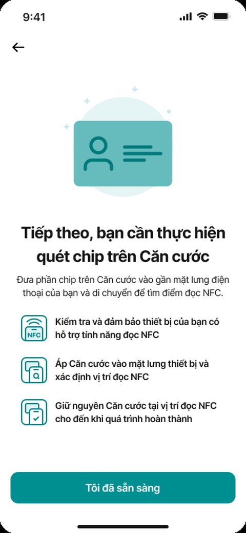 Hướng dẫn quét chip NFC