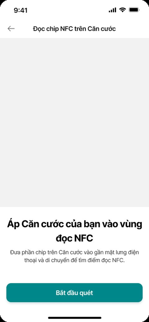 Sẵn sàng quét NFC