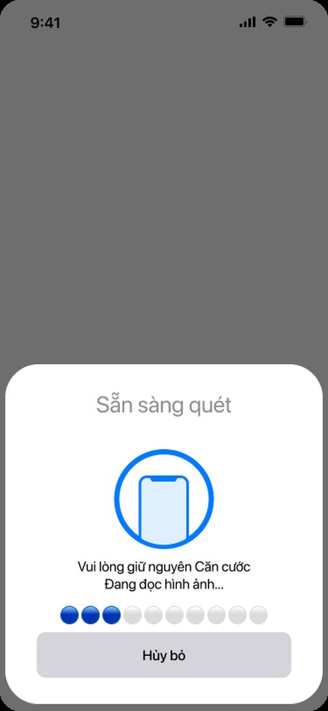 Đang đọc dữ liệu chip