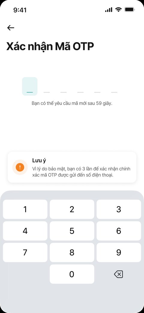 Nhập mã OTP
