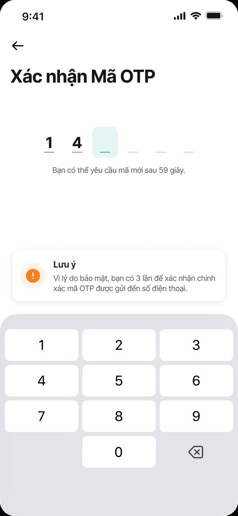 Đang nhập OTP