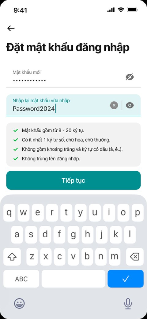 Mật khẩu khớp